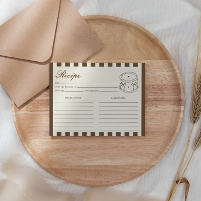 She's A Tini Bit Older Coffee Cake Birthday Recipe Tilläggskort (Skapare uppladdad)