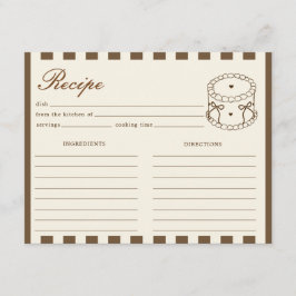 She's A Tini Bit Older Coffee Cake Birthday Recipe Tilläggskort