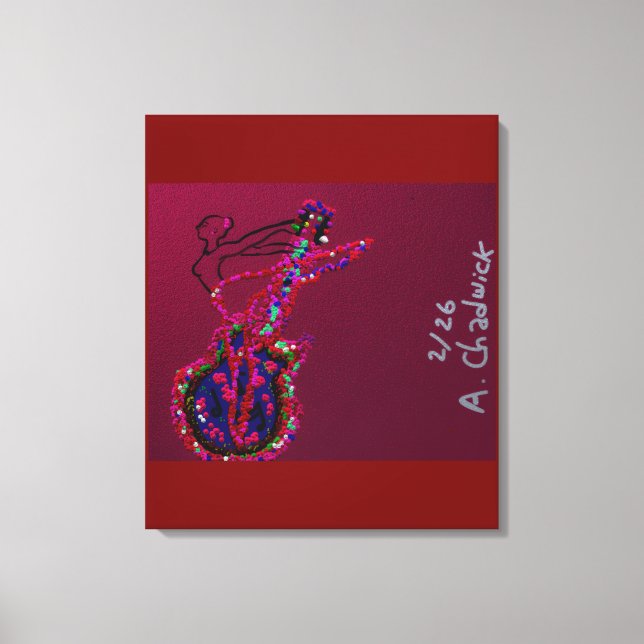 She's Become One with the Music  Canvastryck (Framsida)