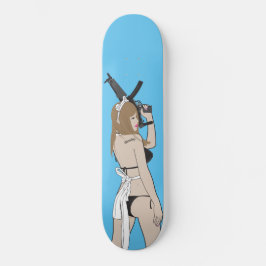 She's got a gun mini skateboard bräda 18,5 cm