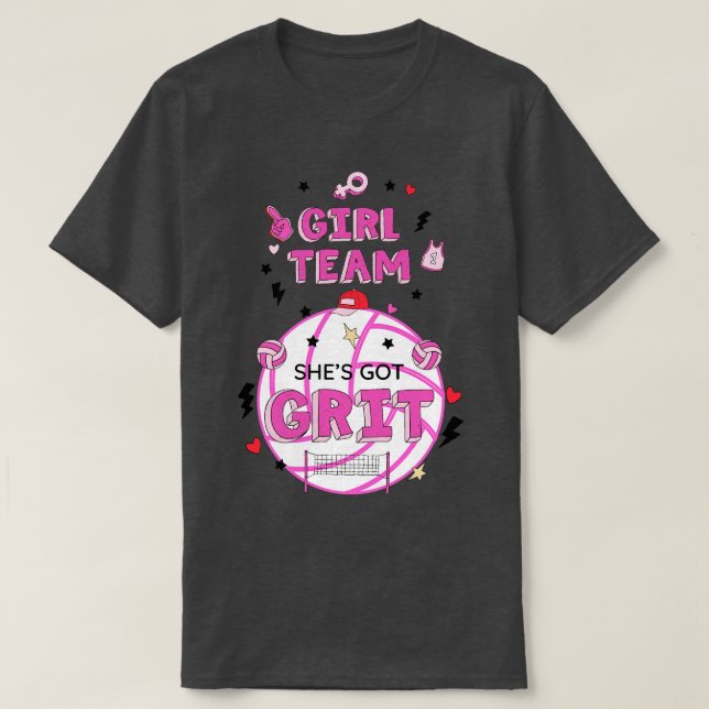 SHES HAR GRIT L TEAM T SHIRT (Design framsida)