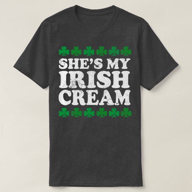 Shes My Irish Cream St patricks day Par T Shirt (Design framsida)