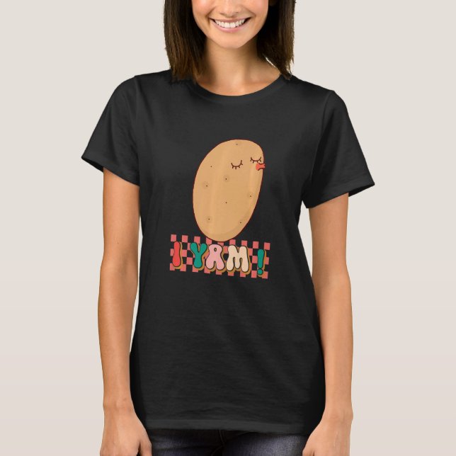 She's My Sweet Potato I Yam  Matching Couples Groo T Shirt (Framsida)