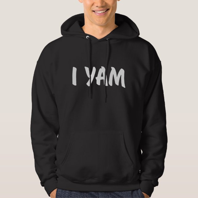 Shes My Sweet Potato I Yam Set Par Thanksgivna in Hoodie (Framsida)