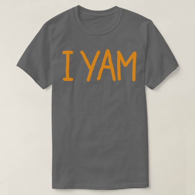 Shes My Sweet Potato Ja, jag Yam T Shirt (Design framsida)