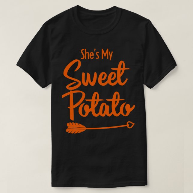 Shes My Sweet Potato Ja, Yam 1 T Shirt (Design framsida)