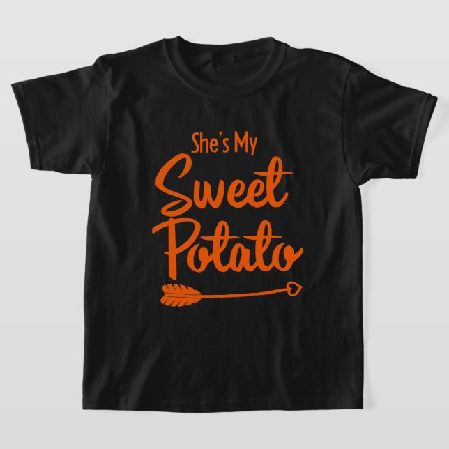 Shes My Sweet Potato Ja, Yam 2 T Shirt (Laydown)