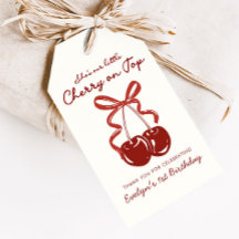 She's Our Little Cherry On Top Girls 1st Birthday