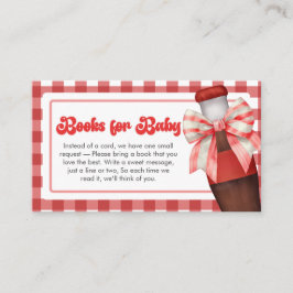 She's Ready to Pop Baby Shower Books for Baby Tilläggskort