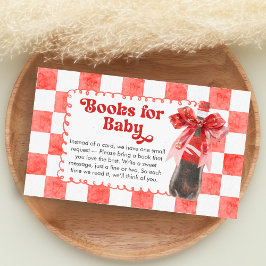 She's Ready to Pop Baby Shower Books for Baby Tilläggskort