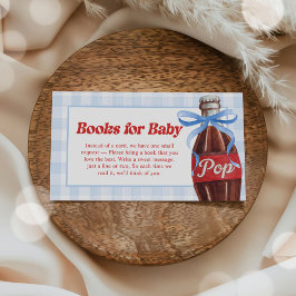 She's Ready to Pop Baby Shower Books for Baby Tilläggskort