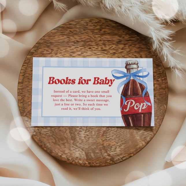 She's Ready to Pop Baby Shower Books for Baby Tilläggskort (Skapare uppladdad)