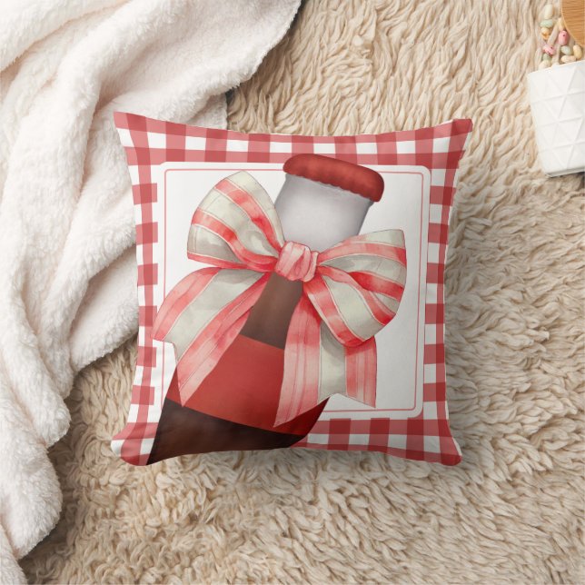 She's Ready to Pop Baby Shower  Kudde (Filt)