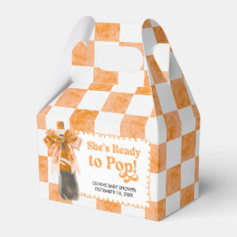 She's Ready to Pop Baby Shower Presentaskar