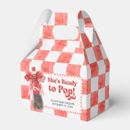 She's Ready to Pop Baby Shower Presentaskar