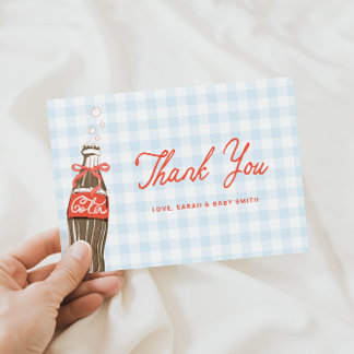 She's Ready To Pop Baby Shower Thank You Card Tack Kort