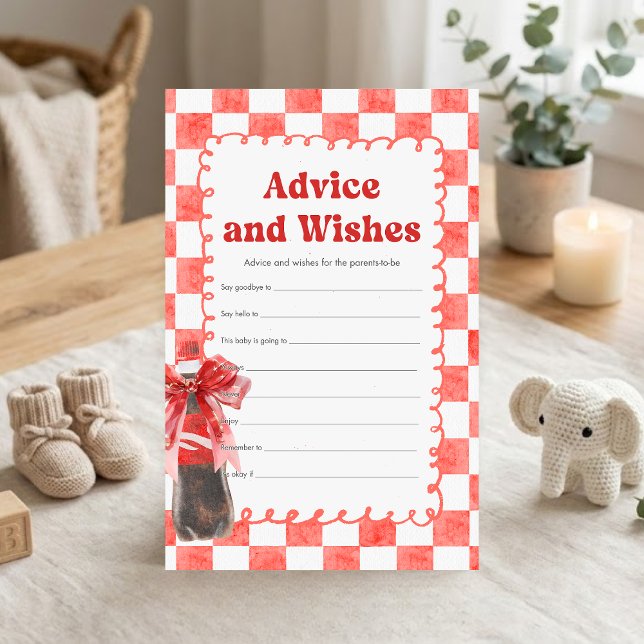 She's Ready to Pop Shower Advice and Wishes Game (She's Ready to Pop Cola Baby Shower Advice and Wishes Game)