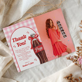 She's Ready to Pop Soda Baby Shower Photo Tack Kort