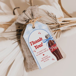 She's Ready to Pop Soda Baby Shower Presentetikett