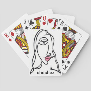 sheshez-picasso-något liknande konst casinokort