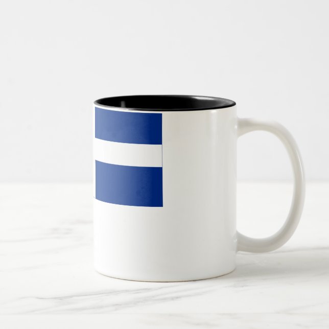 Shetland flagga Två-Tonad mugg (Höger)