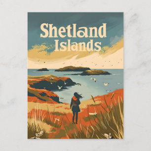 Shetland Islands Scotland Vykort