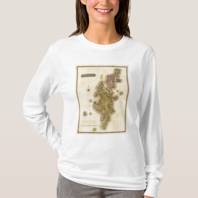 Shetland öar t-shirt (Framsida)