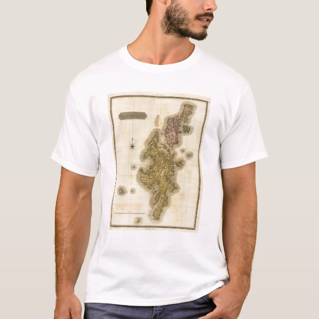 Shetland öar tee shirt (Framsida)