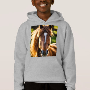 Shetland Ponny Porträtt – Frontalt 6K Fotorealisti T Shirt