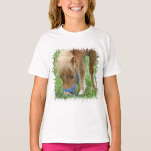Shetland ponnyflicka T-tröja Tee