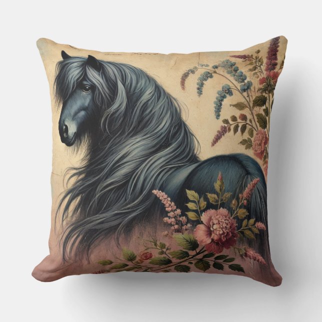 Shetland Pony Cushion Kudde (Framsida)