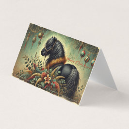 Shetland Pony-julkort Kort