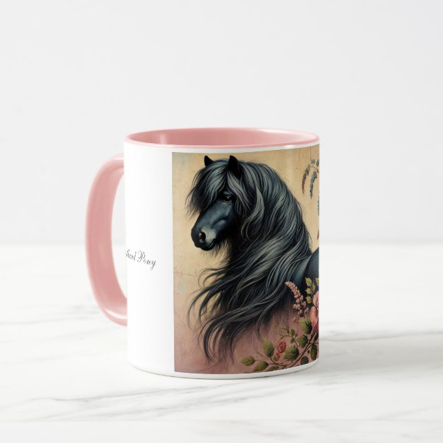 Shetland Pony Mugg (Framsida vänster)