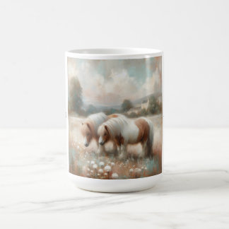 "Shetland Pony" (nr 4 av en sats) Kaffe Mugg
