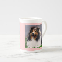 Shetland Sheepdog Art Benporslin Mugg