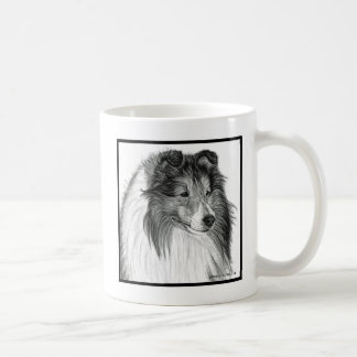 Shetland Sheepdog Art by Glenda S. Harlan Kaffemugg
