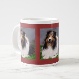 Shetland Sheepdog Art Jumbo Mugg