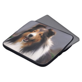 Shetland Sheepdog Art Laptop Sleeve