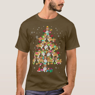 Shetland Sheepdog Christmas Tree Funny Sheltie Chr T Shirt
