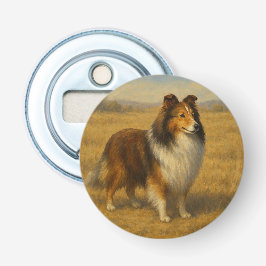 Shetland Sheepdog Flasköppnare