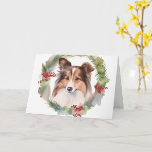 Shetland Sheepdog jul God Valp Kort