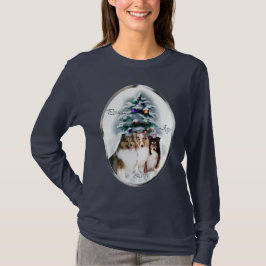 Shetland Sheepdog-julklappar T-shirt
