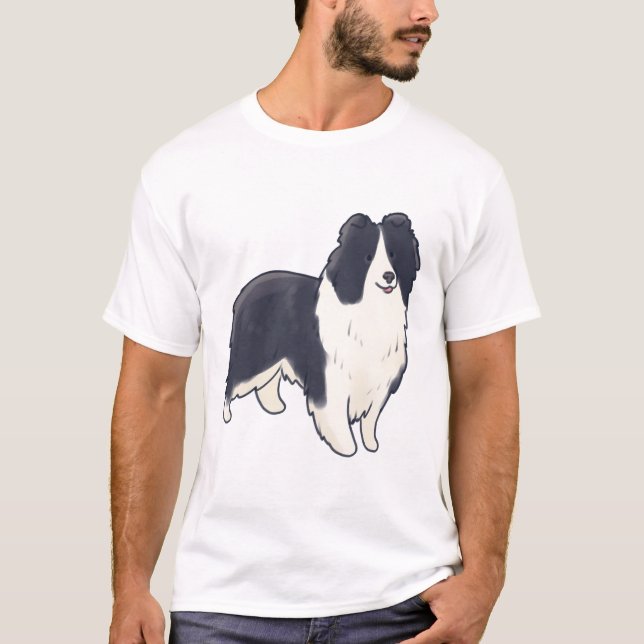 Shetland Sheepdog Magic T Shirt (Framsida)