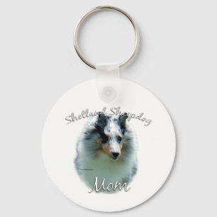 Shetland Sheepdog (merle) Mamma 2 Nyckelring