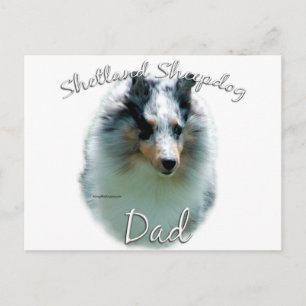 Shetland Sheepdog (merle) Pappa 2 Vykort