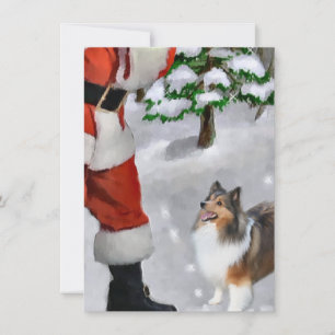 Shetland Sheepdog Möt julkort