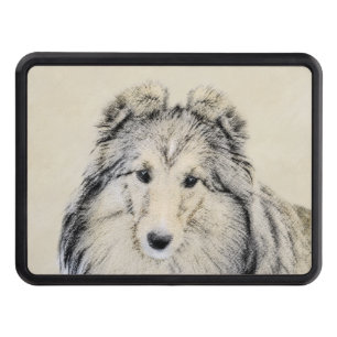 Shetland Sheepdog Painting - Cute Original Hund Ar Dragkroksskydd