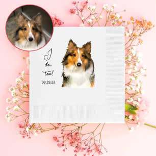 Shetland Sheepdog Personlig jag också gör Pappersservett