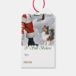 Shetland Sheepdog Presentetikett