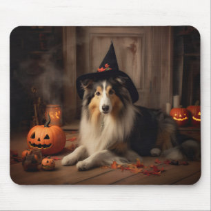Shetland Sheepdog Pumpkins Halloween Scary Musmatta